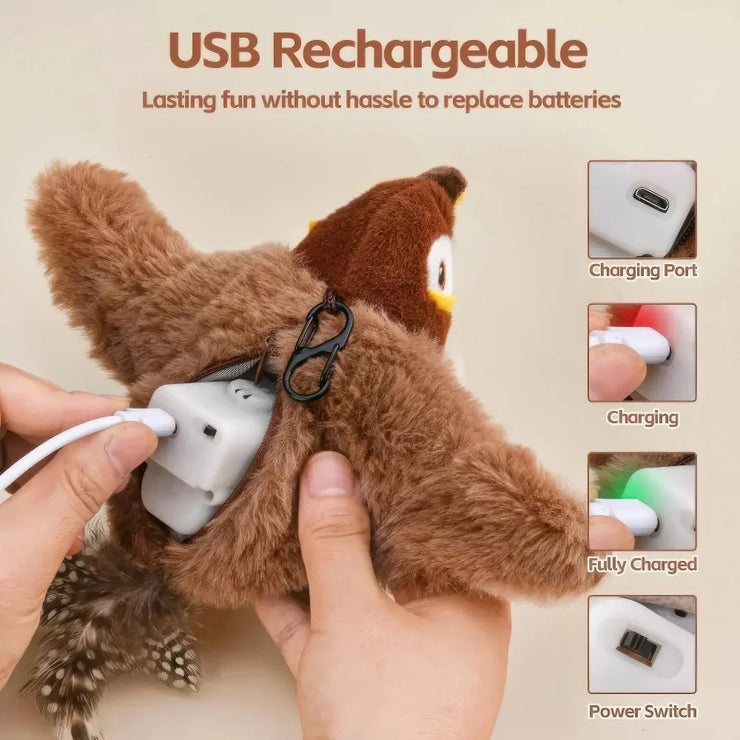 FluffyBird Interactive Cat Toy